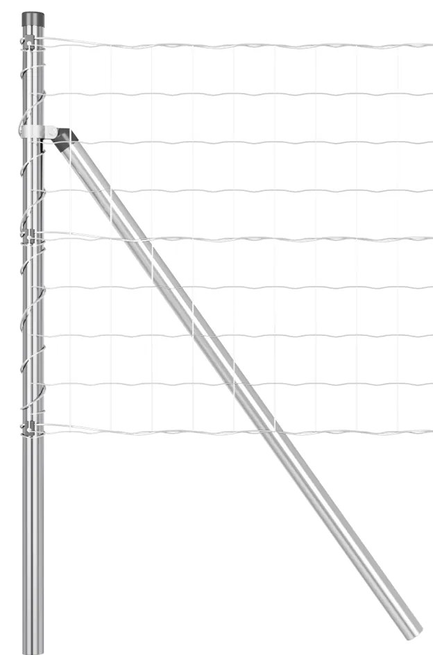 vidaXL Euro Fence με 7 Πόδια 0.6x10 μ Γαλβανισμένο Ατσάλι