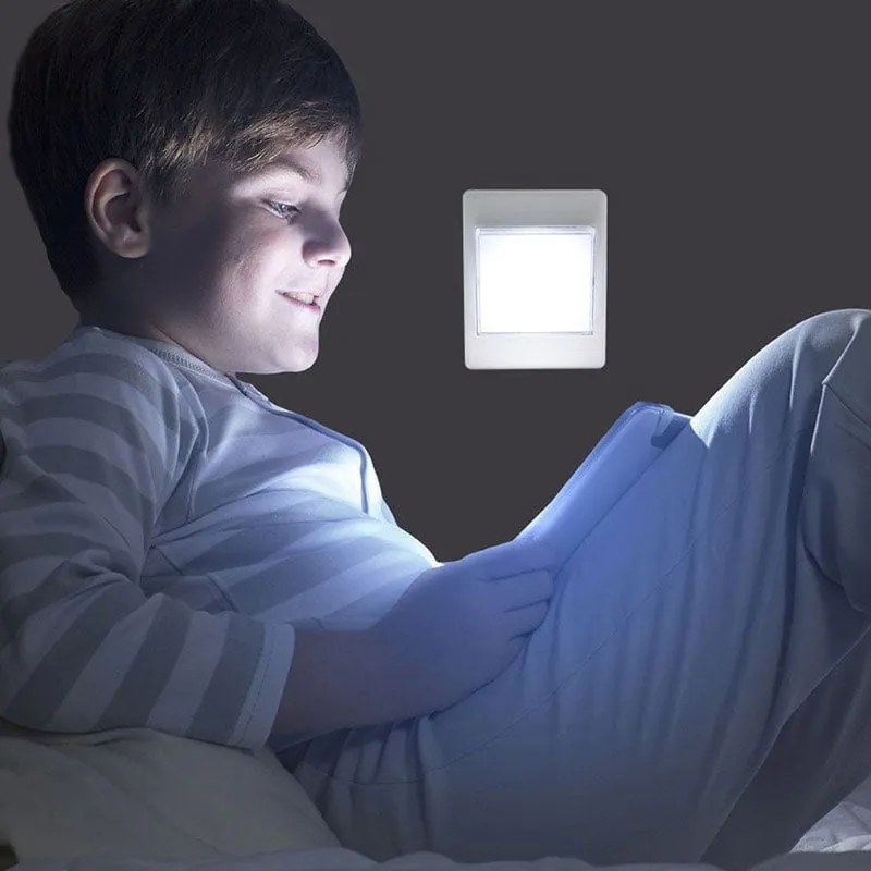 Φωτιστικό Διακόπτης Τοίχου 3W - Battery-powered COB light Switch