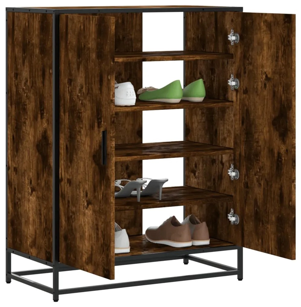 Ντουλάπι παπουτσιών καπνιστή Κατασκευασμένο ξύλο και μέταλλο