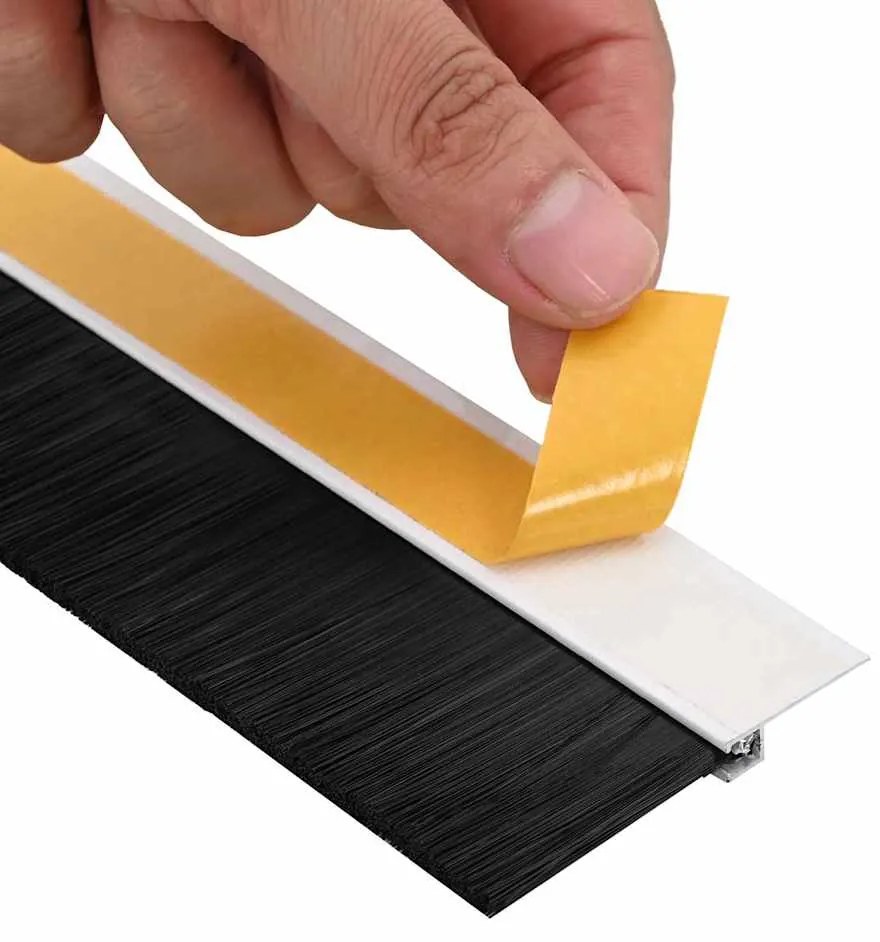 vidaXL Αυτοκόλλητες σφραγίδες πόρτας 2 pcs Λευκό 100 cm