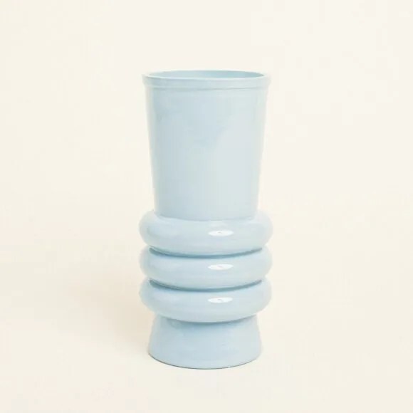 Beauty Home Γυάλινο Βάζο Ελάνη 25 CM