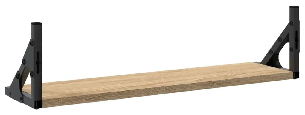 vidaXL Ράφια Τοίχου 2 τεμ. Sonoma Δρυς 60 x 15 x 15,5 εκ.