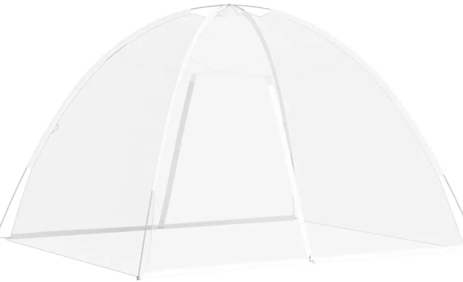 vidaXL Κουνουπιέρα Mongolia με Πόρτες 200 Δίχτυ Λευκό 200x180x135 εκ.
