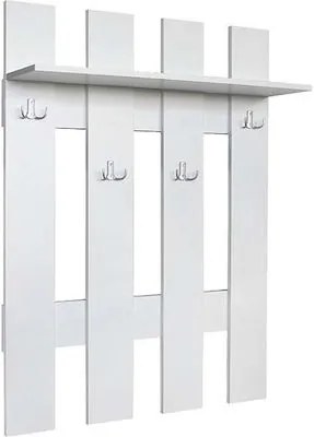 Κρεμάστρα Εισόδου Hanger 40 Λευκή, 75x21x120 εκ., Genomax Genom1219920425