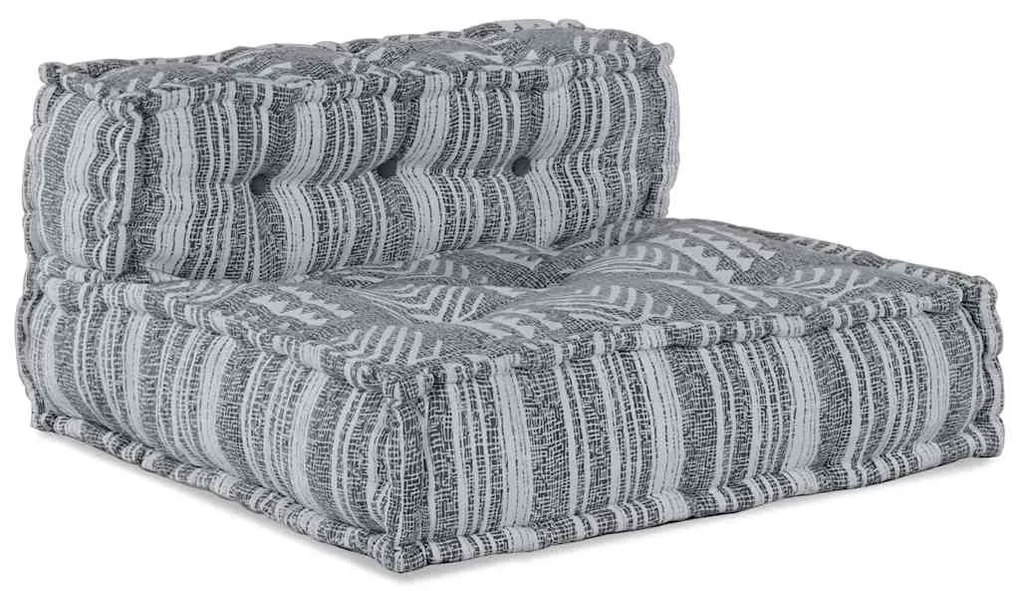 vidaXL Αρθρωτός Καναπές Εκτύπωση Γκρι 70 x 70 x 56 εκ ύφασμα