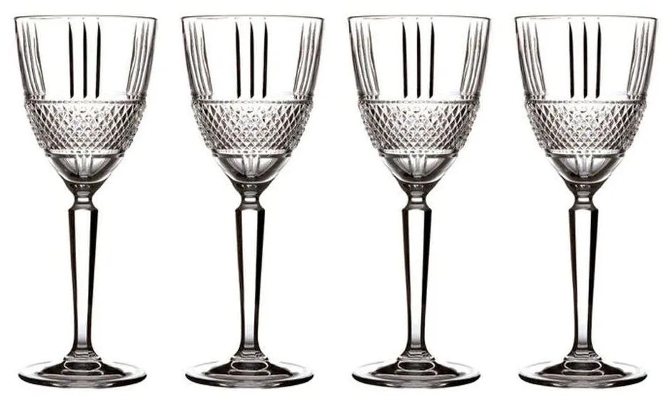 Ποτήρια Κρασιού (Σετ 4Τμχ) Verona JQ0002 180ml Clear Maxwell &amp; Williams Κρύσταλλο