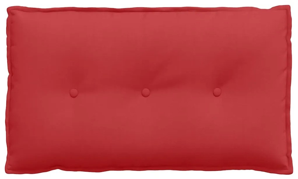 vidaXL Μαξιλάρι Πλάτης Κόκκινο 80 x 19 x 50 εκ ύφασμα