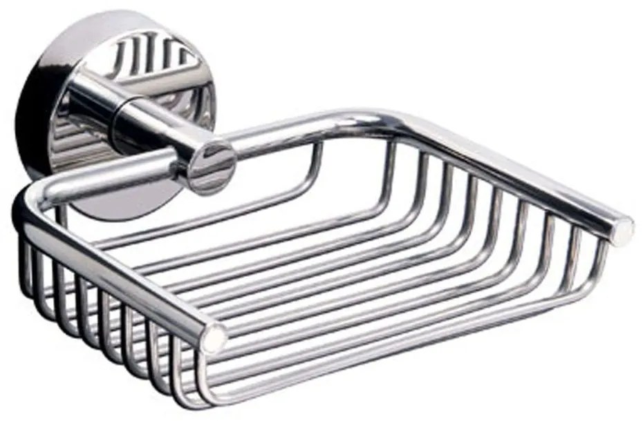 Σαπουνοθήκη Uno 1303 13x14x5,5cm Chrome Karag Stainless Steel