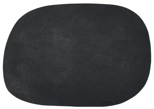 Estia Σουπλά Allure PVC 43x30cm Μαύρο 07-32371