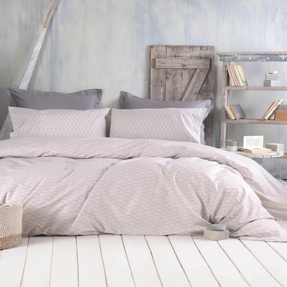 Σεντόνια Taira (Σετ 3τμχ) Beige Ρυθμός Ημίδιπλο 160x260cm Cotton-Polyester
