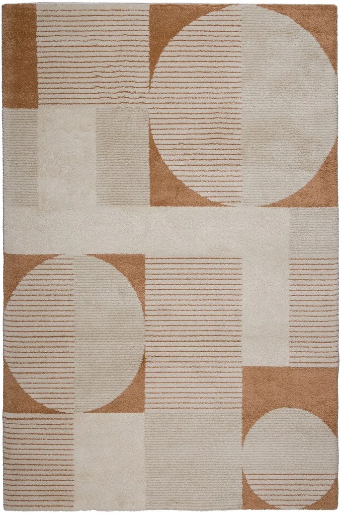 Χαλί Petra 68136 862 Beige-Brown Βιοκαρπέτ 160X230cm