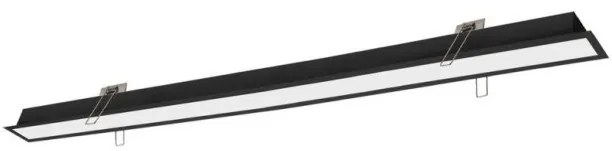 Γραμμικό Χωνευτό L2260 4000K Μαύρο Sasa 3917-03226-4-B-P-N Viokef 3917-03226-4-B-P-N Μαύρο