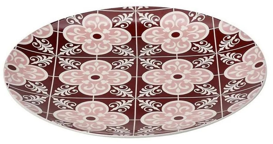 Πιάτο Ρηχό Decor Στρόγγυλο Snm1001K6 Φ26cm Red Espiel Ceramic