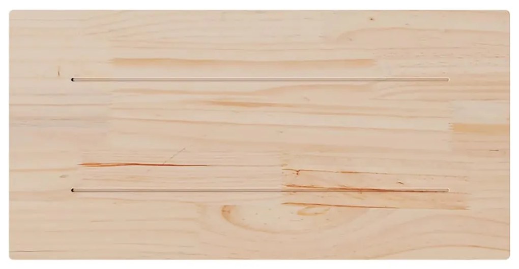 vidaXL Επιφάνειες Τραπεζιού Ορθογώνιες 2 τεμ. 70x35x1,7 εκ Μασίφ Πεύκο