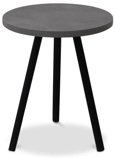 Βοηθητικό τραπεζάκι Roma Megapap γκρι ρετρό 33,5x33,5x46εκ. GP022-0026,11-GP022-0026,11-Γκρι GP022-0026,11