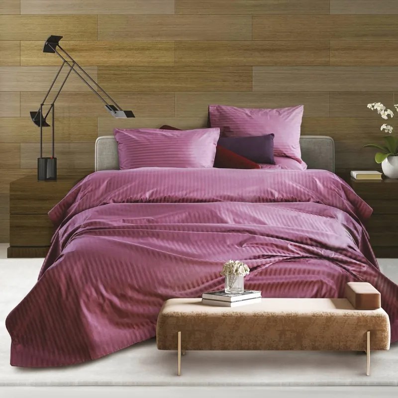 Σετ Σεντόνια Βαμβακοσατέν King 250x280εκ. Lusso Dusty Pink SB HOME