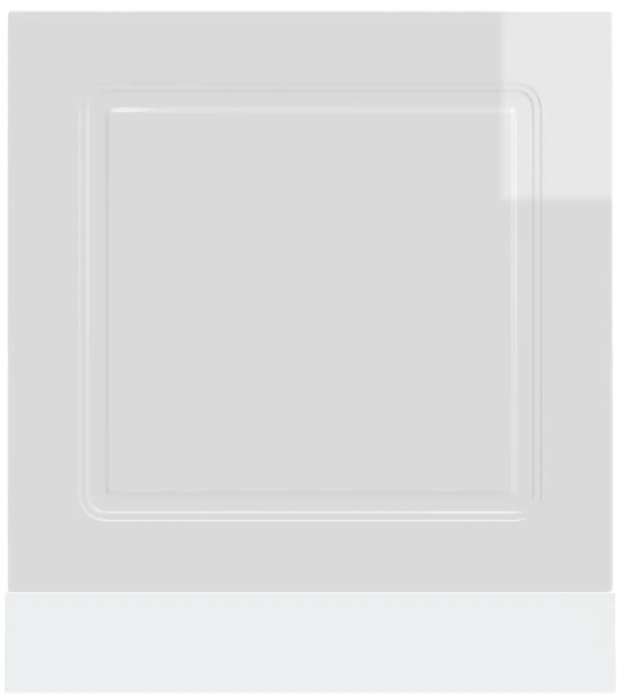 Πίνακας πλυντηρίου πιάτων "Kalmar" High Gloss White 60x1,5x67cm - Λευκό