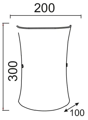 ΑΠΛΙΚΑ UP-DOWN-ΓΥΑΛΙ 1XE27 10X20XH30,5cm TURTLE - DL482C - DL482C