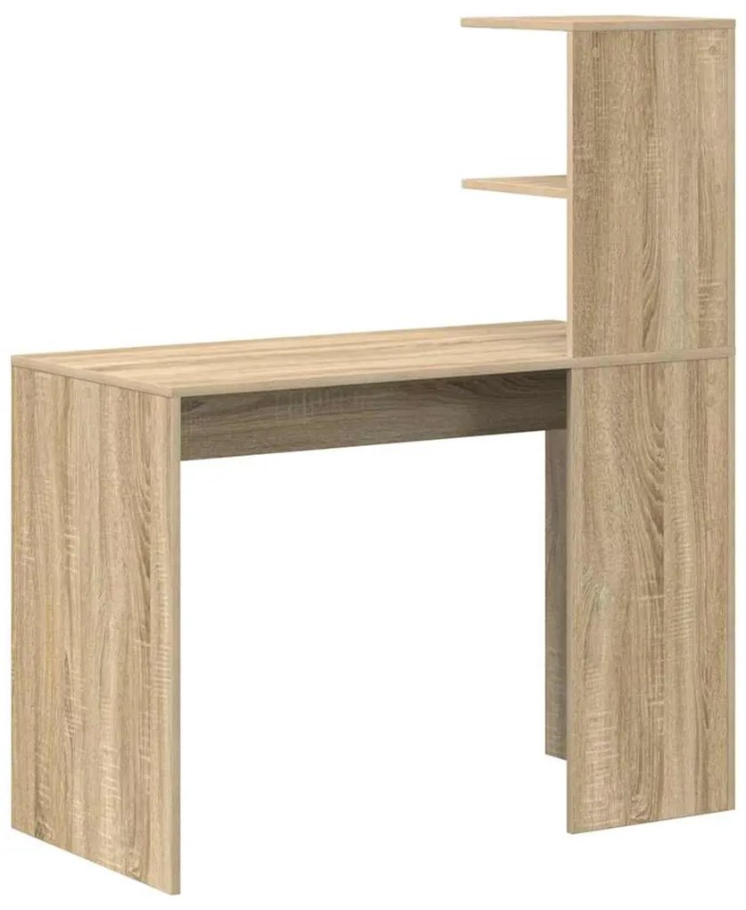 vidaXL Γραφείο Sonoma Δρυς 102 x 50 x 124 εκ. Επεξεργασμένο ξύλο