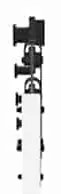 vidaXL Συρόμενη Πόρτα ORKDAL Λευκό 86 x 198.5 cm Ξύλο και μέταλλο