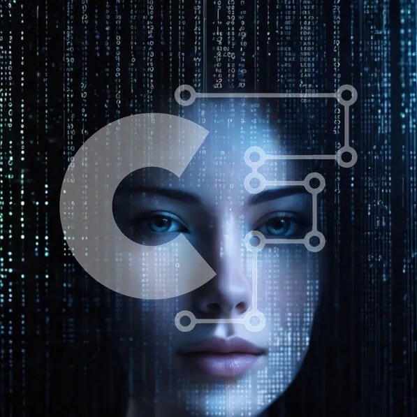 Intra Συλλεκτικό Ξύλινο Παζλ Plywood 4mm - Δυαδικός Κώδικας Αναπαράσταση Γυναικείου Προσώπου Σε Ξύλινο Κουτί - Διαστάσεις Puzzle: 10x10 cm – 25 κομμάτια