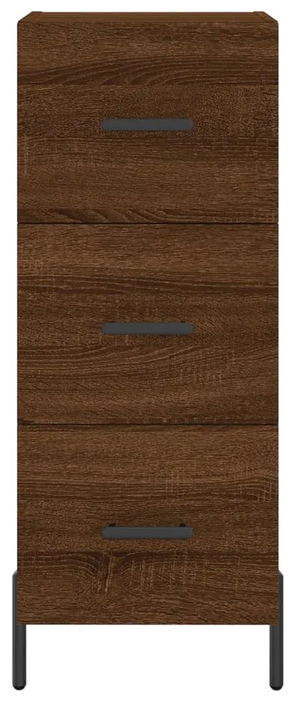 vidaXL Ντουλάπι Καφέ Δρυς 34,5 x 34 x 90 εκ. Επεξεργασμένο Ξύλο