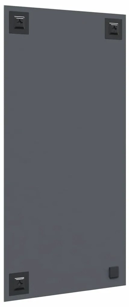 vidaXL Καθρέφτης τοίχου Ορθογώνιος 50 x 100 cm σκληρυμένο γυαλί