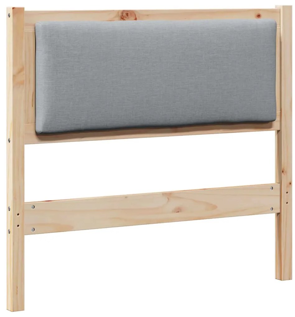 vidaXL Κεφαλάρι Άλλο Καφέ 100 cm Μασίφ ξύλο πεύκου