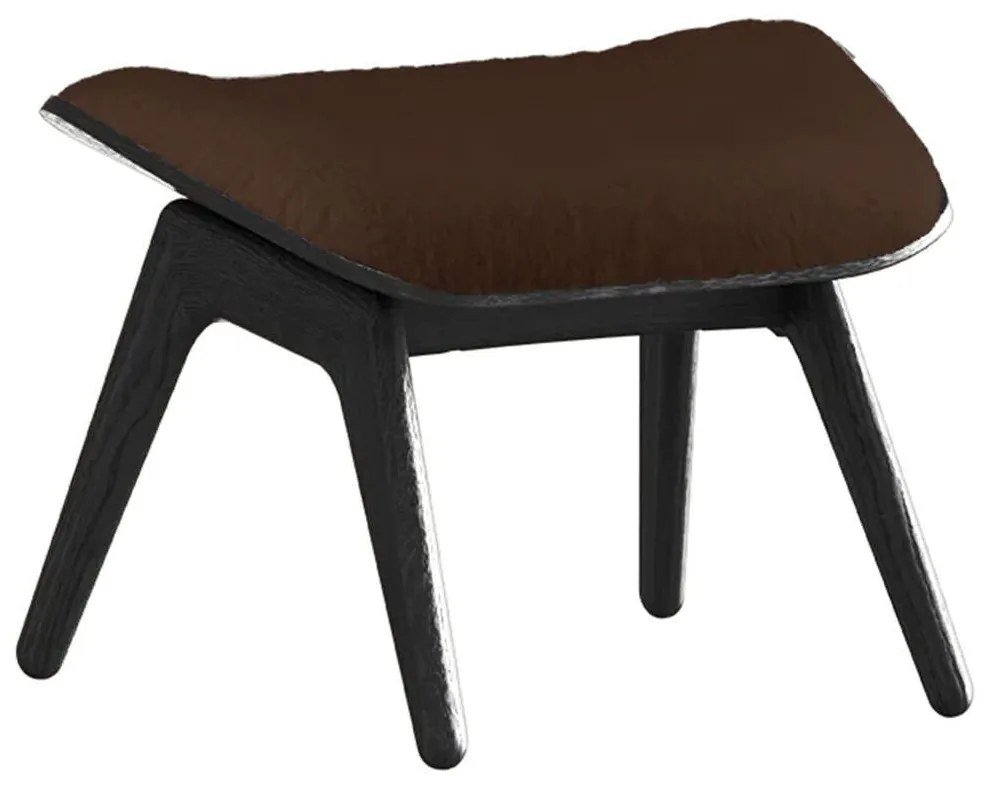 Σκαμπό The Reader Teddy Bear Ottoman 60x46x42cm Black Oak-Brown Umage