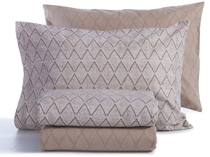 Σετ Σεντόνια Φανελένια Μονά 160x260 Torredo Beige 5205495591193
