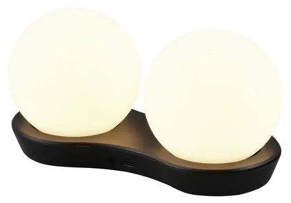 Φωτιστικό Επιτραπέζιο Reality Lighting -RL LORNA R54532102 Μαύρο Ματ (Black Mat) 3000K