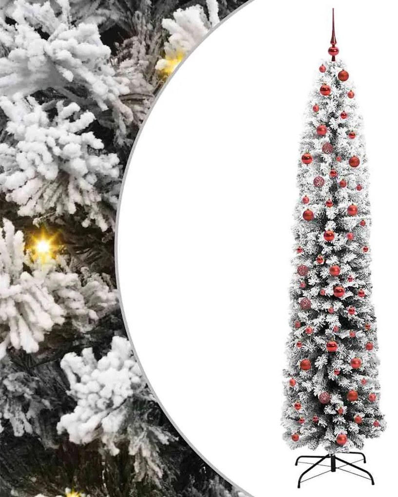 vidaXL Τεχνητό Χριστουγεννιάτικο Δέντρο με 300 LED Πράσινο 210 cm