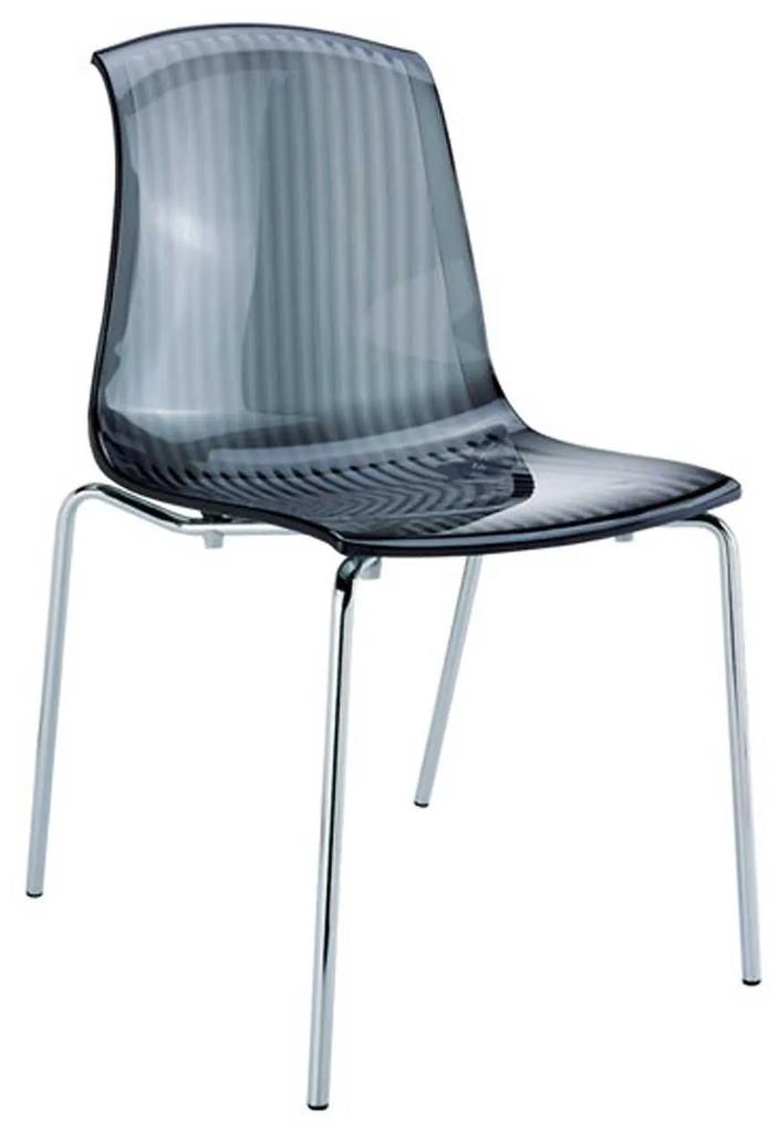 Καρέκλα Allegra Black 32-0066 50X54X84cm Siesta Μέταλλο,Πολυπροπυλένιο
