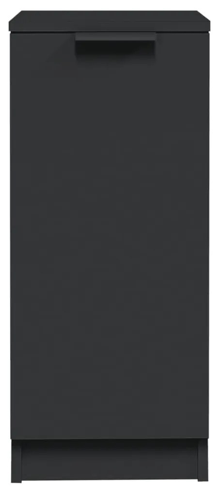 vidaXL Ντουλάπια 2 τεμ. Μαύρα 30 x 30 x 70 εκ. από Επεξεργασμένο Ξύλο