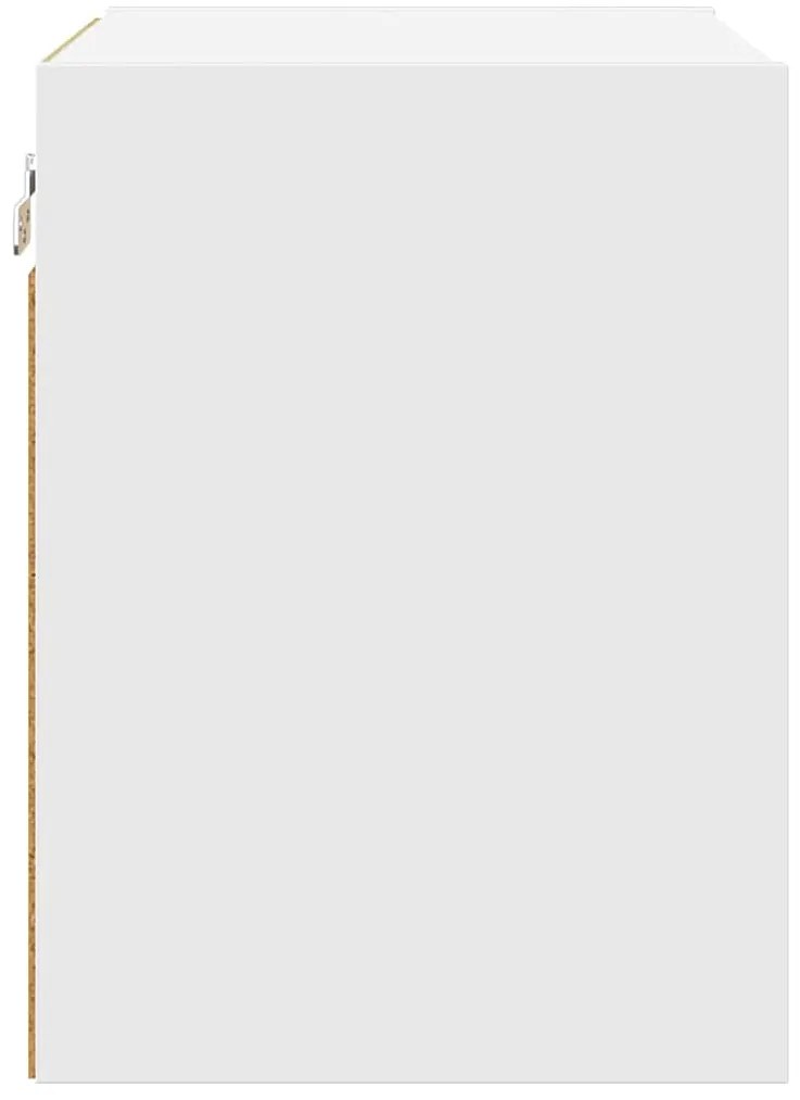 vidaXL Κρεμαστό ντουλάπι Λευκό 40 x 29,5 x 40 εκ. Επεξεργασμένο ξύλο