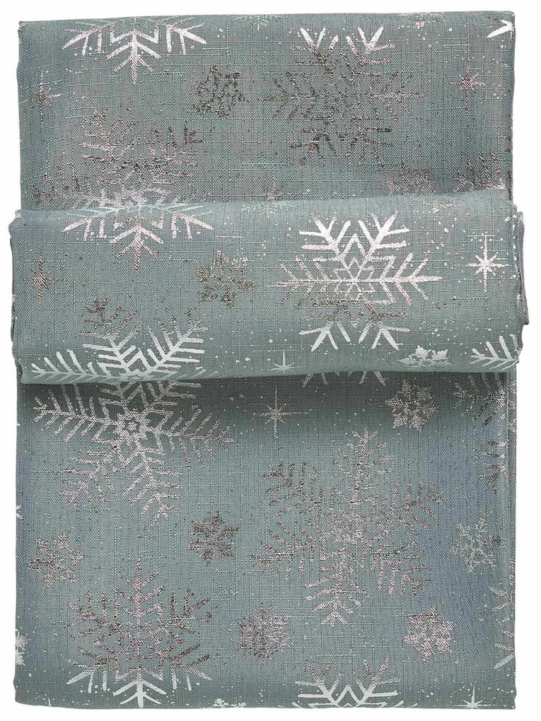 Χριστουγεννιάτικο Τραπεζομάντηλο Polyester 140x180εκ. Christmas 0714 Ασημί-Γκρι Das Home