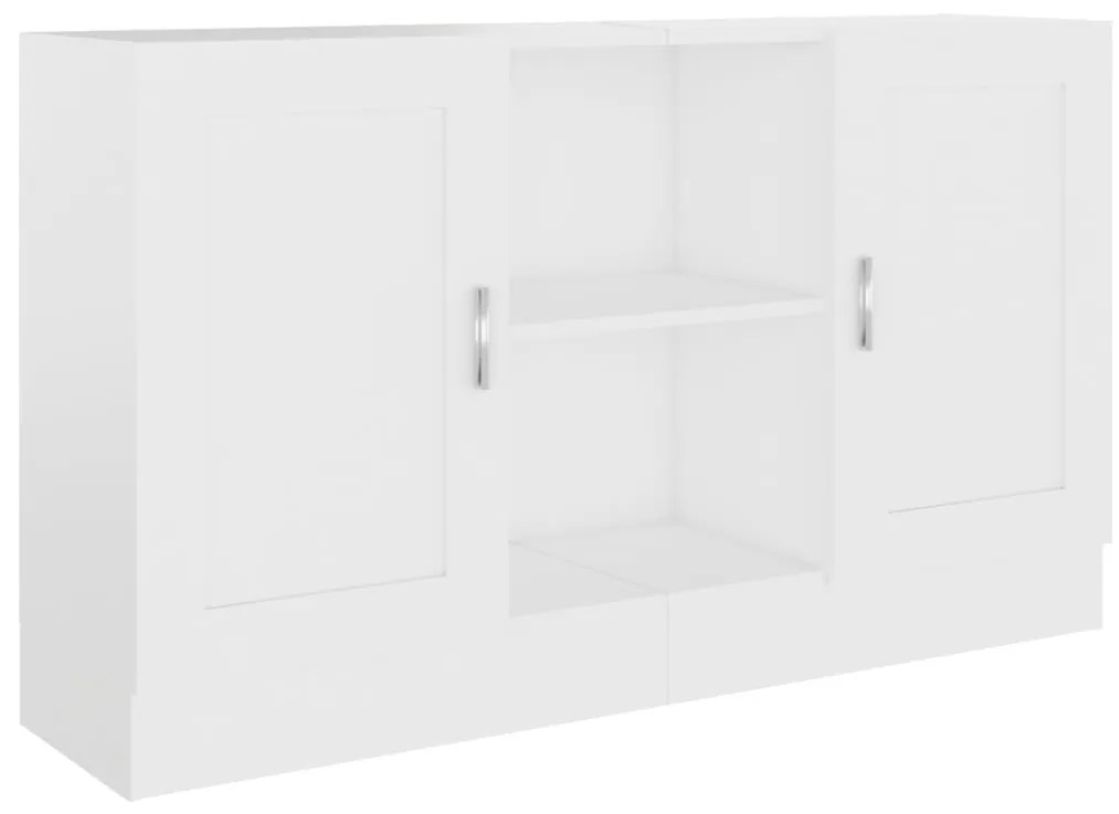 vidaXL Μπουφές Λευκός 120 x 30,5 x 70 εκ. από Επεξ. Ξύλο
