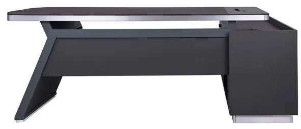 ΓΡΑΦΕΙΟ ΕΠΑΓΓΕΛΜΑΤΙΚΟ ΑΡΙΣΤΕΡΗ ΓΩΝΙΑ ROSEWOOD HM2084L 220X180X76Υεκ. (1 Τεμμάχια)