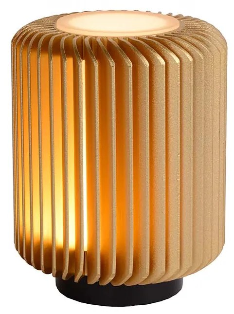Φωτιστικό Επιτραπέζιο Lucide 26500-05-02 TURBIN Χρυσό Χρώμα (Gold Coloured)|Μαύρο Ματ (Black Mat) 3000 K