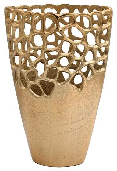 Μεταλλικό Βάζο FL8852 Fylliana Χρυσό 21x13x31 εκ. 21x13x31 εκ.