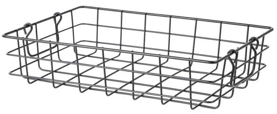 Καλάθι Αποθήκευσης Alver 218826 33x23cm Black Metal