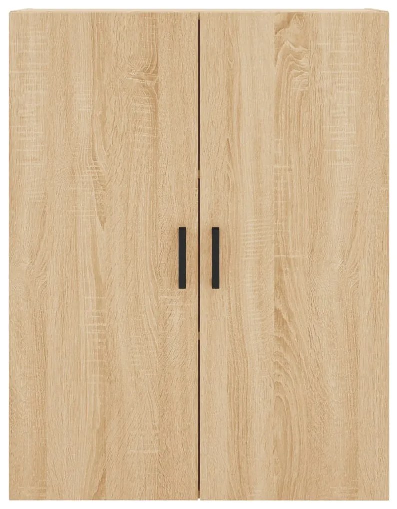 vidaXL Ντουλάπι Sonoma δρυς 69,5 x 34 x 180 εκ. από Επεξεργασμένο Ξύλο
