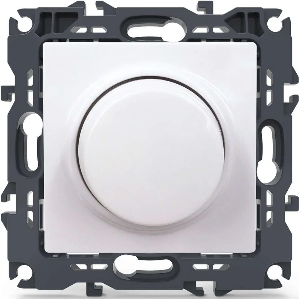 Διακόπτης Τοίχου Dimmer Χωνευτός Prime 1000115101 TRIAC 300VA 250VAC White Aca