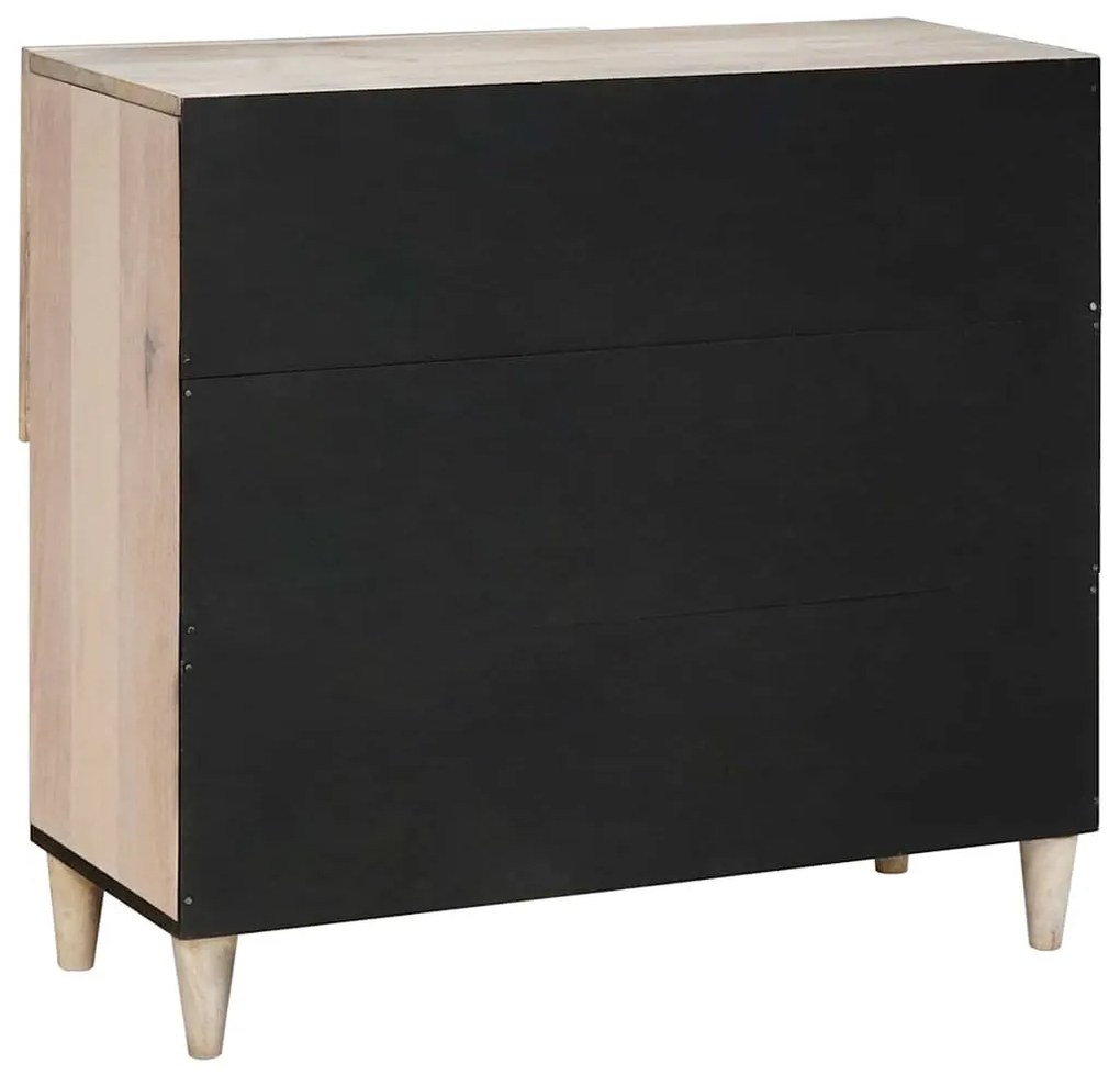 vidaXL Πλαϊνό γραφείο Λευκό 33.5 x 80 x 75 εκ