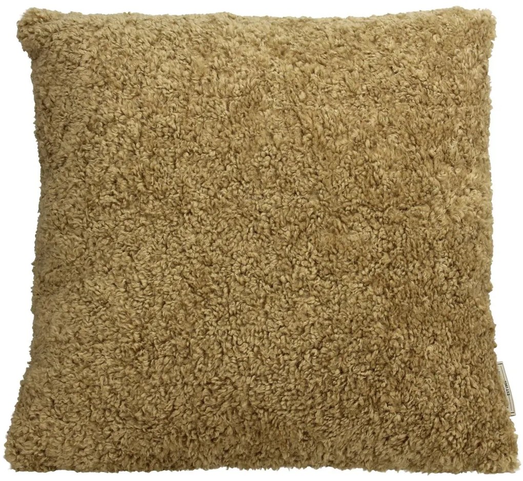 Μαξιλάρι Teddy Καφέ Polyester 45x45cm - ART-05153207