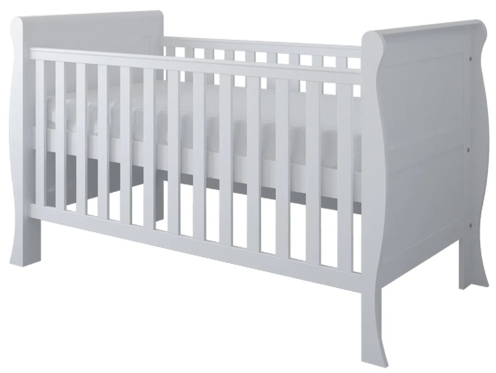 Βρεφικό προεφηβικό Κρεβάτι Elegant White  70x140cm  BC10010  BabyCute