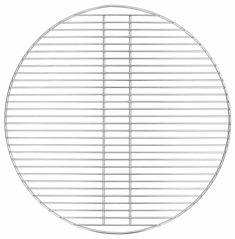 vidaXL BBQ Grill Grate Ασημί Ø57 εκ. Ανοξείδωτο ατσάλι