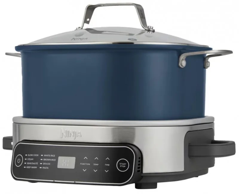 Ninja MC1101EU, 1400W, 6 λίτρα, 8 προγράμματα, Χρονοδιακόπτης, Ψυχρές λαβές και βάση, Μπλε του μεσονυκτίου