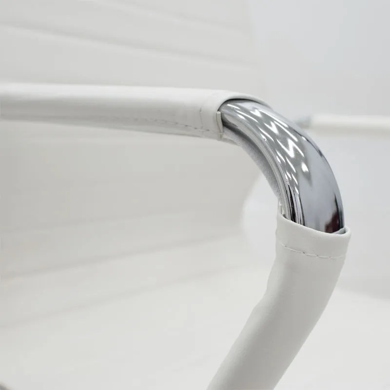 Καρέκλα γραφείου επισκέπτη Valter pakoworld λευκό pu 55.5x48x88εκ