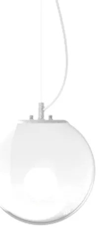 Κρεμαστό Φωτιστικό Οροφής 1xE27 Οπάλ Φ20cm Mapa Clear 346595 Ideal Lux 346595